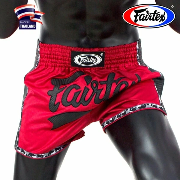 Шорты для тайского бокса Fairtex BS-1703, красный – фото