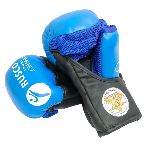 Перчатки для рукопашного боя Rusco Sport PRO, синий – фото