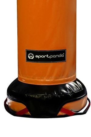 Напольный боксерский мешок SportPanda, ПВХ, 200 см, диаметр 40 см, 64 кг, оранжевый Напольный боксерский мешок SportPanda, ПВХ, 200 см, диаметр 40 см, 64 кг, оранжевый