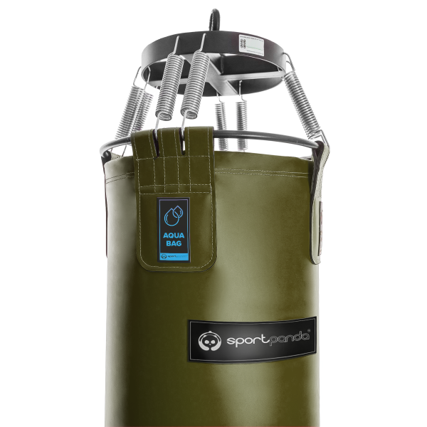 Водоналивной боксерский мешок «AQUA BAG» ПВХ, 180 см, диаметр 40 см, хаки – фото