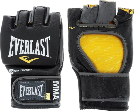Перчатки для ММА Everlast Competition, для соревнований, чёрный в Краснодаре в магазине SportPanda Перчатки для ММА Everlast Competition, для соревнований, чёрный – фото