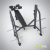 Скамья-стойка для жима под углом вниз E-7041 (Olympic Decline Bench) в Краснодаре в магазине SportPanda Скамья-стойка для жима под углом вниз E-7041 (Olympic Decline Bench) – фото