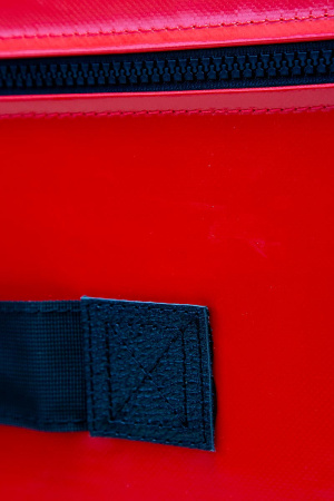 Плиобокс Sportpanda трехсторонний, красный / чёрный / серый – фото