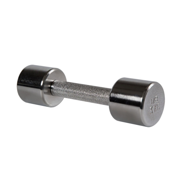 Гантель хромированная MB Barbell, 3 кг, пара в Краснодаре в магазине SportPanda Гантель хромированная MB Barbell, 3 кг, пара – фото