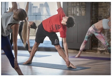 Коврик для йоги и фитнеса Reebok RAYG-11022DG, 4 мм, ПВХ, тёмно-зелёный в Краснодаре в магазине SportPanda Коврик для йоги и фитнеса Reebok RAYG-11022DG, 4 мм, ПВХ, тёмно-зелёный – фото