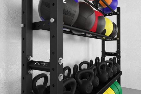 Стеллаж для инвентаря STECTER, 1800х1920 мм в Краснодаре в магазине SportPanda Стеллаж для инвентаря STECTER, 1800х1920 мм – фото