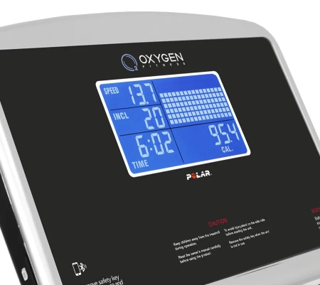 Беговая дорожка OXYGEN FITNESS NEW CLASSIC AURUM LCD, электрическая, для дома  в Краснодаре в магазине SportPanda Беговая дорожка OXYGEN FITNESS NEW CLASSIC AURUM LCD, электрическая, для дома  – фото