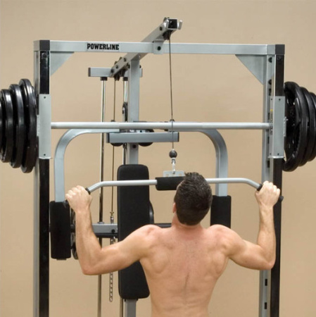 ОПЦИЯ ВЕРХНЯЯ ТЯГА BODY SOLID POWERLINE PLA144 в Краснодаре в магазине SportPanda ОПЦИЯ ВЕРХНЯЯ ТЯГА BODY SOLID POWERLINE PLA144 – фото