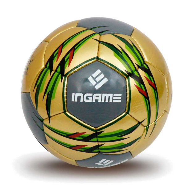 Мяч футбольный INGAME MATCH IFB-112, №5, жёлтый в Краснодаре в магазине SportPanda Мяч футбольный INGAME MATCH IFB-112, №5, жёлтый – фото