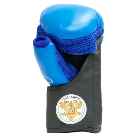 Перчатки для рукопашного боя Rusco Sport PRO, синий в Краснодаре в магазине SportPanda Перчатки для рукопашного боя Rusco Sport PRO, синий – фото