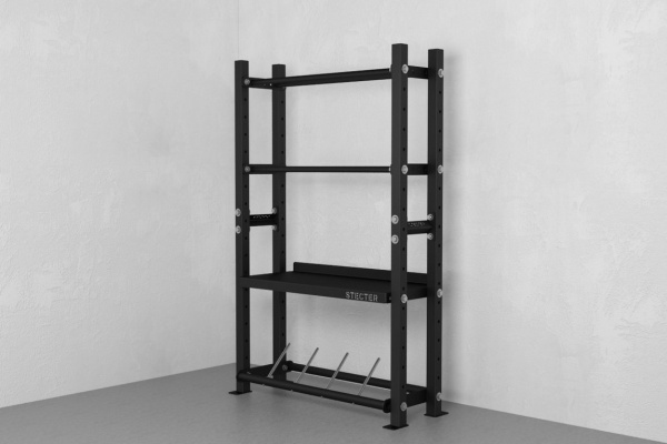 Стеллаж для инвентаря STECTER, 1100х1920 мм в Краснодаре в магазине SportPanda Стеллаж для инвентаря STECTER, 1100х1920 мм – фото