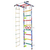 Детская шведская стенка Атлет One Step, к стене, турник-рукоход, канат, кольца,  лестница, тарзанка в Краснодаре в магазине SportPanda Детская шведская стенка Атлет One Step, к стене, турник-рукоход, канат, кольца,  лестница, тарзанка – фото