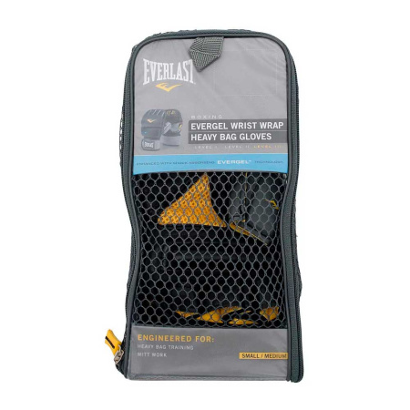 Снарядные перчатки Everlast PU GEL, чёрный в Краснодаре в магазине SportPanda Снарядные перчатки Everlast PU GEL, чёрный – фото