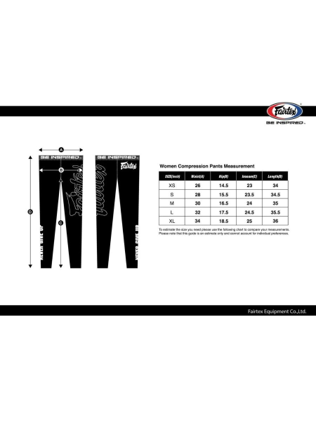 Штаны компрессионные (тайтсы) Fairtex CP1, чёрный – фото