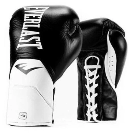 Боксерские перчатки Everlast MX Elite Fight, для соревнований, чёрный в Краснодаре в магазине SportPanda Боксерские перчатки Everlast MX Elite Fight, для соревнований, чёрный – фото