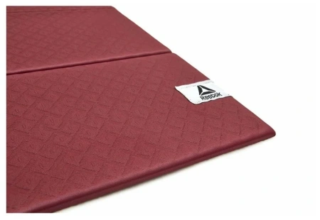 Складной коврик для йоги Reebok RAYG-11050RW, 6 мм, «домашнее вино» – фото