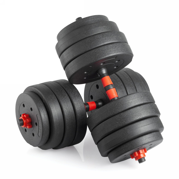 Гантели разборные с грифом, 40 кг. (2 шт. х 20 кг.) VictoryFit VF-DС400 в Краснодаре в магазине SportPanda Гантели разборные с грифом, 40 кг. (2 шт. х 20 кг.) VictoryFit VF-DС400 – фото