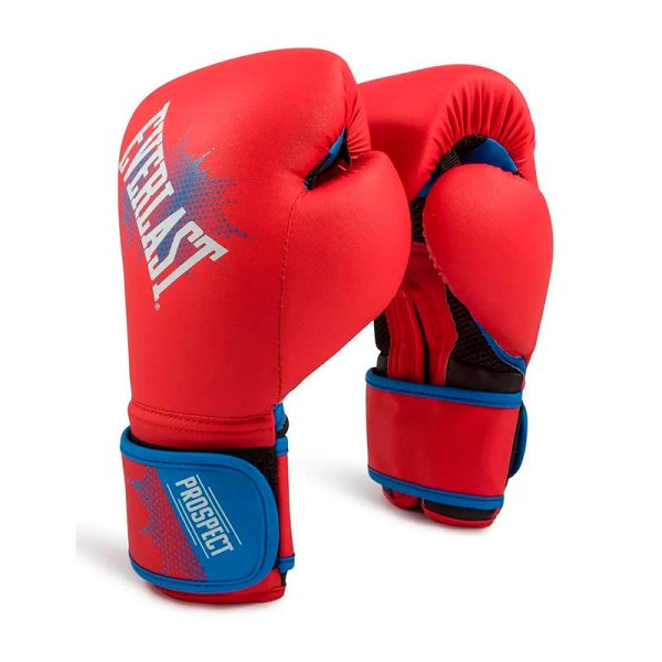 Детские боксерские перчатки Everlast Prospect, тренировочные, красный в Краснодаре в магазине SportPanda Детские боксерские перчатки Everlast Prospect, тренировочные, красный – фото