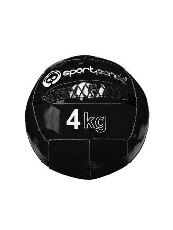Медбол / медицинбол SportPanda, 4 кг, чёрный Медбол / медицинбол SportPanda, 4 кг, чёрный