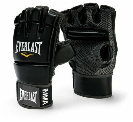 Перчатки для ММА и кикбоксинга Everlast MMA Kickboxing, чёрный в Краснодаре в магазине SportPanda Перчатки для ММА и кикбоксинга Everlast MMA Kickboxing, чёрный – фото
