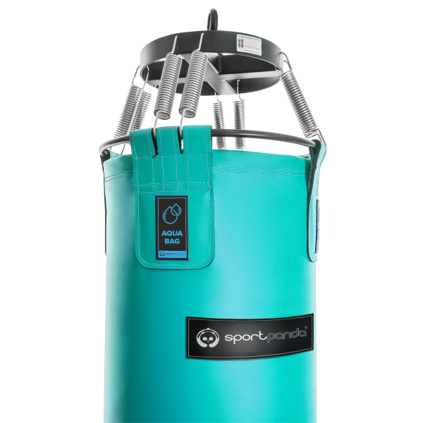 Водоналивной боксерский мешок «AQUA BAG» ПВХ, 180 см, диаметр 40 см, бирюзовый – фото