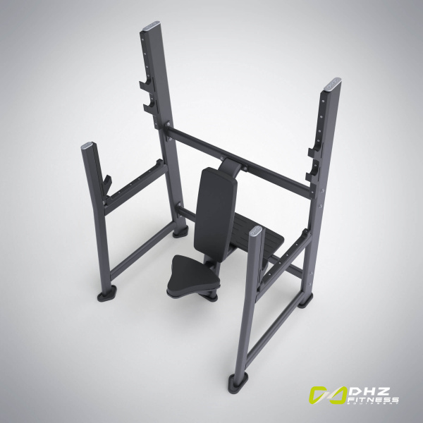 Скамья для вертикального жима штанги (Olympic Seated Bench) E-7051 в Краснодаре в магазине SportPanda Скамья для вертикального жима штанги (Olympic Seated Bench) E-7051 – фото