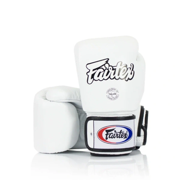 Боксерские перчатки Fairtex BGV1, тренировочные, белый – фото