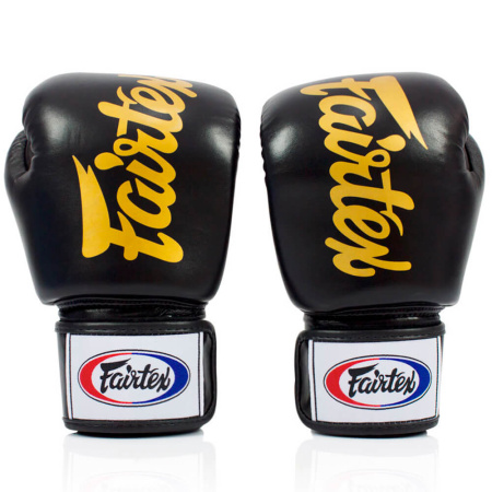Боксерские перчатки Fairtex BGV19, тренировочные, чёрный в Краснодаре в магазине SportPanda Боксерские перчатки Fairtex BGV19, тренировочные, чёрный – фото