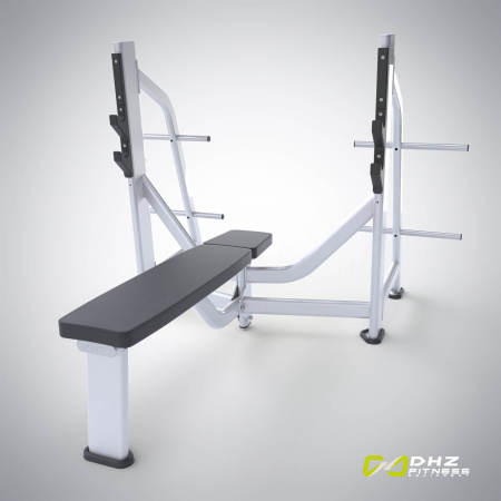 Скамья-стойка для жима штанги лежа E-7043 (Olympic Bench) в Краснодаре в магазине SportPanda Скамья-стойка для жима штанги лежа E-7043 (Olympic Bench) – фото