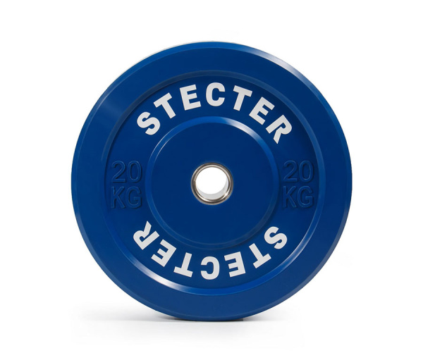 Диск тренировочный STECTER, 20 кг, синий в Краснодаре в магазине SportPanda Диск тренировочный STECTER, 20 кг, синий – фото