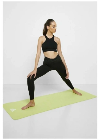 Коврик для йоги и фитнеса Adidas ADYG-10100GN, 8 мм, зелёный в Краснодаре в магазине SportPanda Коврик для йоги и фитнеса Adidas ADYG-10100GN, 8 мм, зелёный – фото