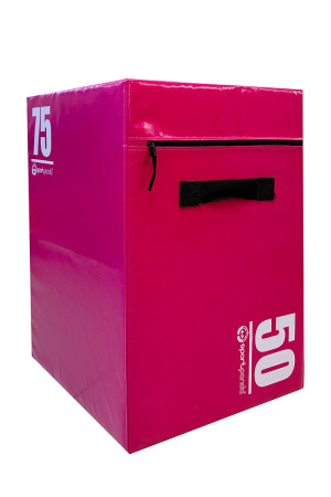 Плиобокс Sportpanda трехсторонний розовый – фото