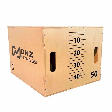Универсальный PLYO BOX 3 в 1, 50х60х75 см, со шкалой наклона (фанера) в Краснодаре в магазине SportPanda Универсальный PLYO BOX 3 в 1, 50х60х75 см, со шкалой наклона (фанера) – фото