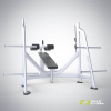 Скамья-стойка для жима под углом вниз E-7041 (Olympic Decline Bench) в Краснодаре в магазине SportPanda Скамья-стойка для жима под углом вниз E-7041 (Olympic Decline Bench) – фото