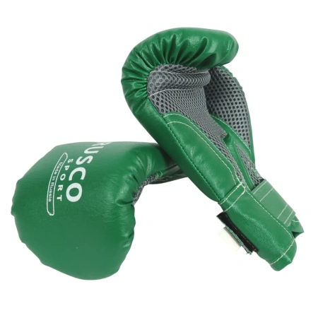 Боксерские перчатки Rusco Sport, тренировочные, зелёный в Краснодаре в магазине SportPanda Боксерские перчатки Rusco Sport, тренировочные, зелёный – фото