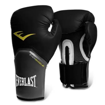 Боксерские перчатки Everlast Pro Style Elite, тренировочные, чёрный в Краснодаре в магазине SportPanda Боксерские перчатки Everlast Pro Style Elite, тренировочные, чёрный – фото
