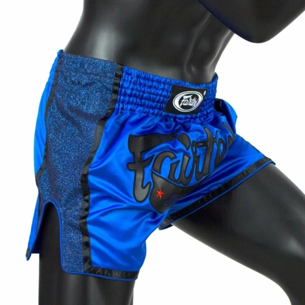 Шорты для тайского бокса Fairtex BS-1702, синий – фото