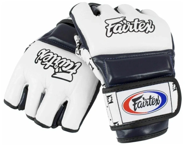 Перчатки для ММА и боевого самбо Fairtex FGV17 Fairtex, для соревнований, синий – фото