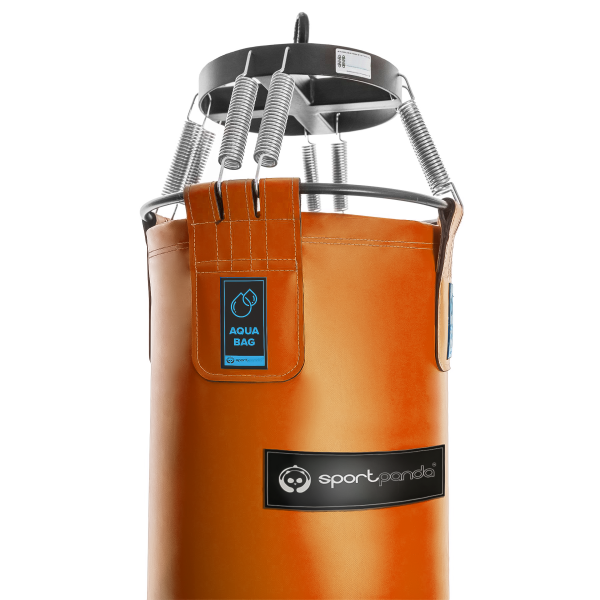 Водоналивной боксерский мешок «AQUA BAG» ПВХ, 180 см, диаметр 35 см, оранжевый – фото
