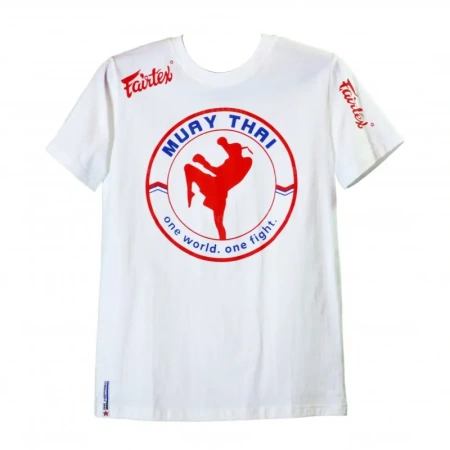 Футболка Fairtex TS «One world. One fight», белый в Краснодаре в магазине SportPanda Футболка Fairtex TS «One world. One fight», белый – фото