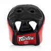 Шлем боевой Fairtex HG9, для любительских соревнований, M, красный  Шлем боевой Fairtex HG9, для любительских соревнований, M, красный