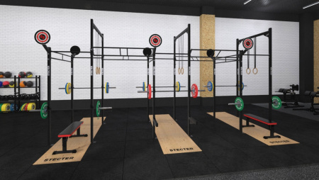 Функциональная рама STECTER 6900х1800, H=3660 мм в Краснодаре в магазине SportPanda Функциональная рама STECTER 6900х1800, H=3660 мм – фото