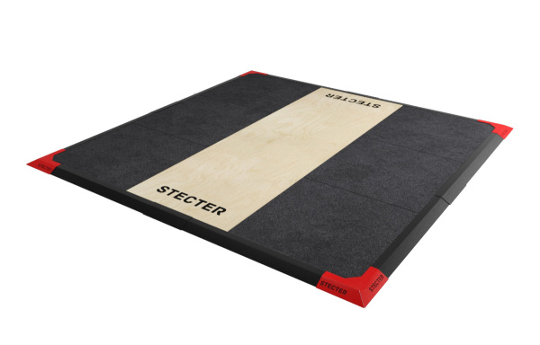 Помост тяжелоатлетический STECTER 2.0, 3х3 м – фото