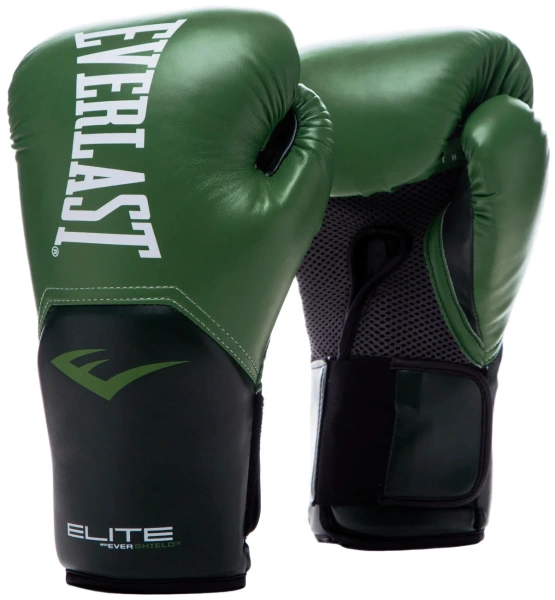 Боксерские перчатки Everlast Elite ProStyle, тренировочные, зелёный в Краснодаре в магазине SportPanda Боксерские перчатки Everlast Elite ProStyle, тренировочные, зелёный – фото