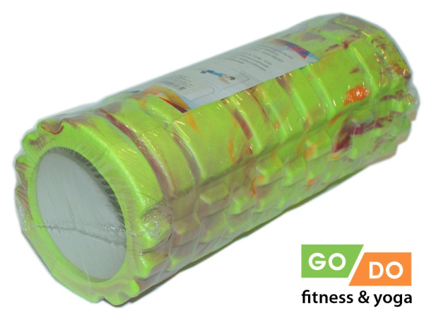 Валик для йоги и фитнеса GO DO YJ-5008-1, 33 x 13.5 см, массажный, зелёный в Краснодаре в магазине SportPanda Валик для йоги и фитнеса GO DO YJ-5008-1, 33 x 13.5 см, массажный, зелёный – фото