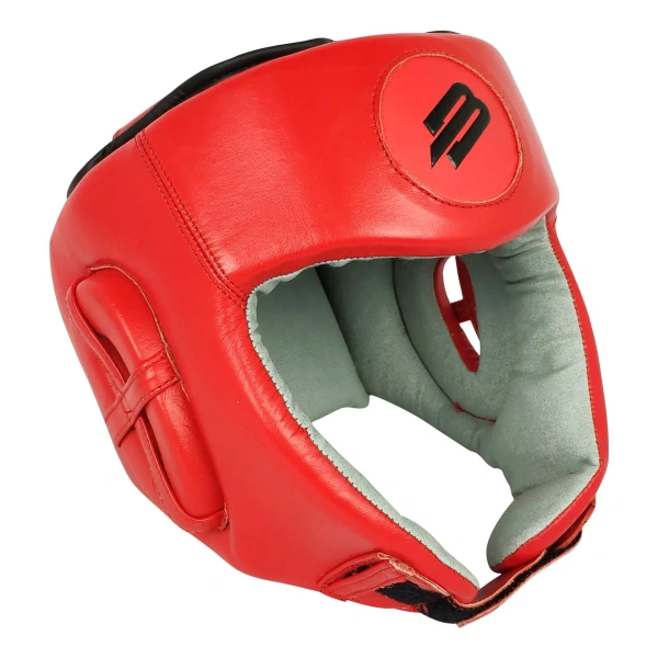 Шлем боксерский BoyBo BH500, для соревнований, красный в Краснодаре в магазине SportPanda Шлем боксерский BoyBo BH500, для соревнований, красный – фото