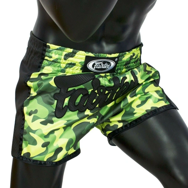 Шорты для тайского бокса Fairtex BS-1710 Como Green – фото