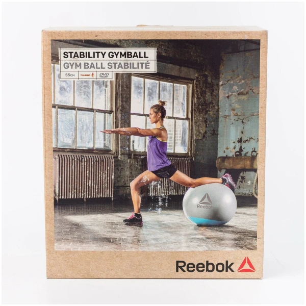 Гимнастический мяч Reebok RAB-40016BK , 65 см, чёрный в Краснодаре в магазине SportPanda Гимнастический мяч Reebok RAB-40016BK , 65 см, чёрный – фото