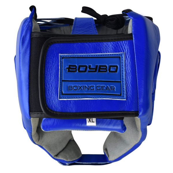 Шлем боксерский BoyBo BH500, для соревнований, синий в Краснодаре в магазине SportPanda Шлем боксерский BoyBo BH500, для соревнований, синий – фото