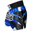 Шорты для тайского бокса Fairtex BS612 «The Spider», синий в Краснодаре в магазине SportPanda Шорты для тайского бокса Fairtex BS612 «The Spider», синий – фото